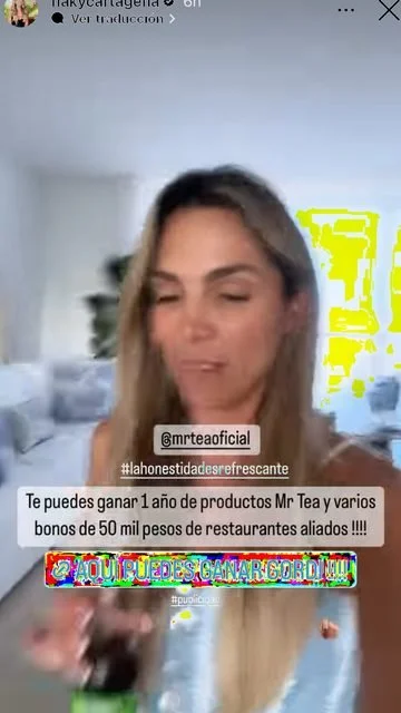 Historia de Flaky Cartagena anunciando el concurso de Mr Tea
