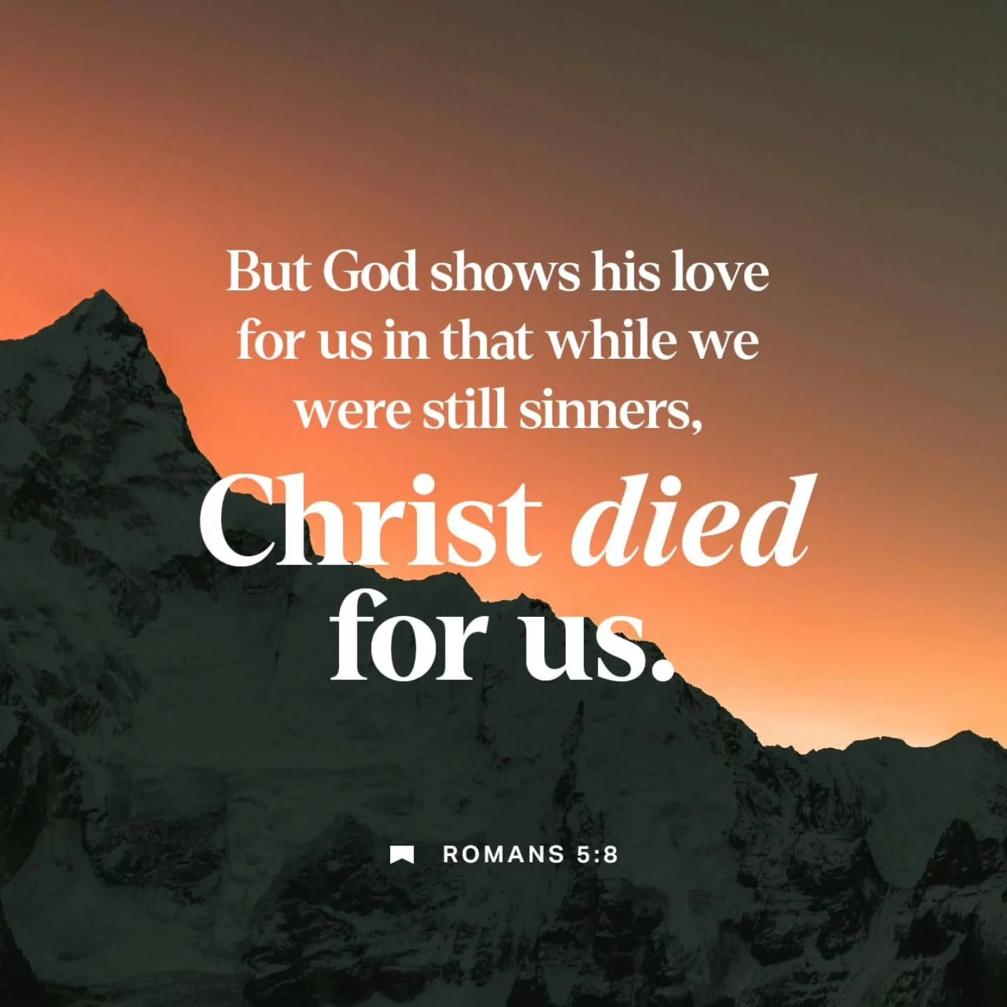 The kind of Love that loves you at your worst so you can be your best. ❤️✝️

"But God shows his love for us in that while we were still sinners, Christ died for us." Romans 5:8

#GodLovesYou #JesusLovesYou #Jesus