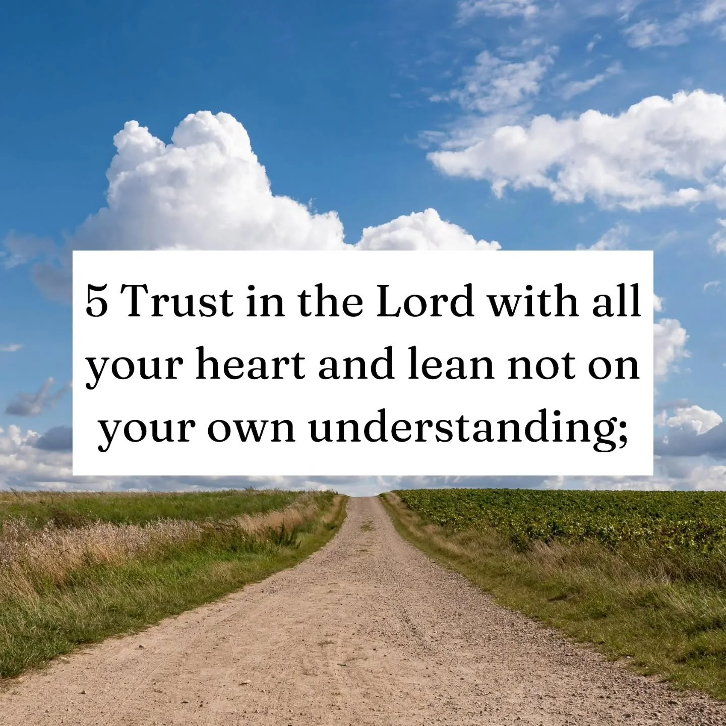 Even when we don't know what's next, we can know WHO to trust. 🙏🏻

Trust in the Lord. Lean on Him.
Submit to Him. Don't be wise in your own eyes.
And He will make your paths, not necessarily easy, but straight. 

#Proverbs3 #TrustGod #WalkWithGod 
