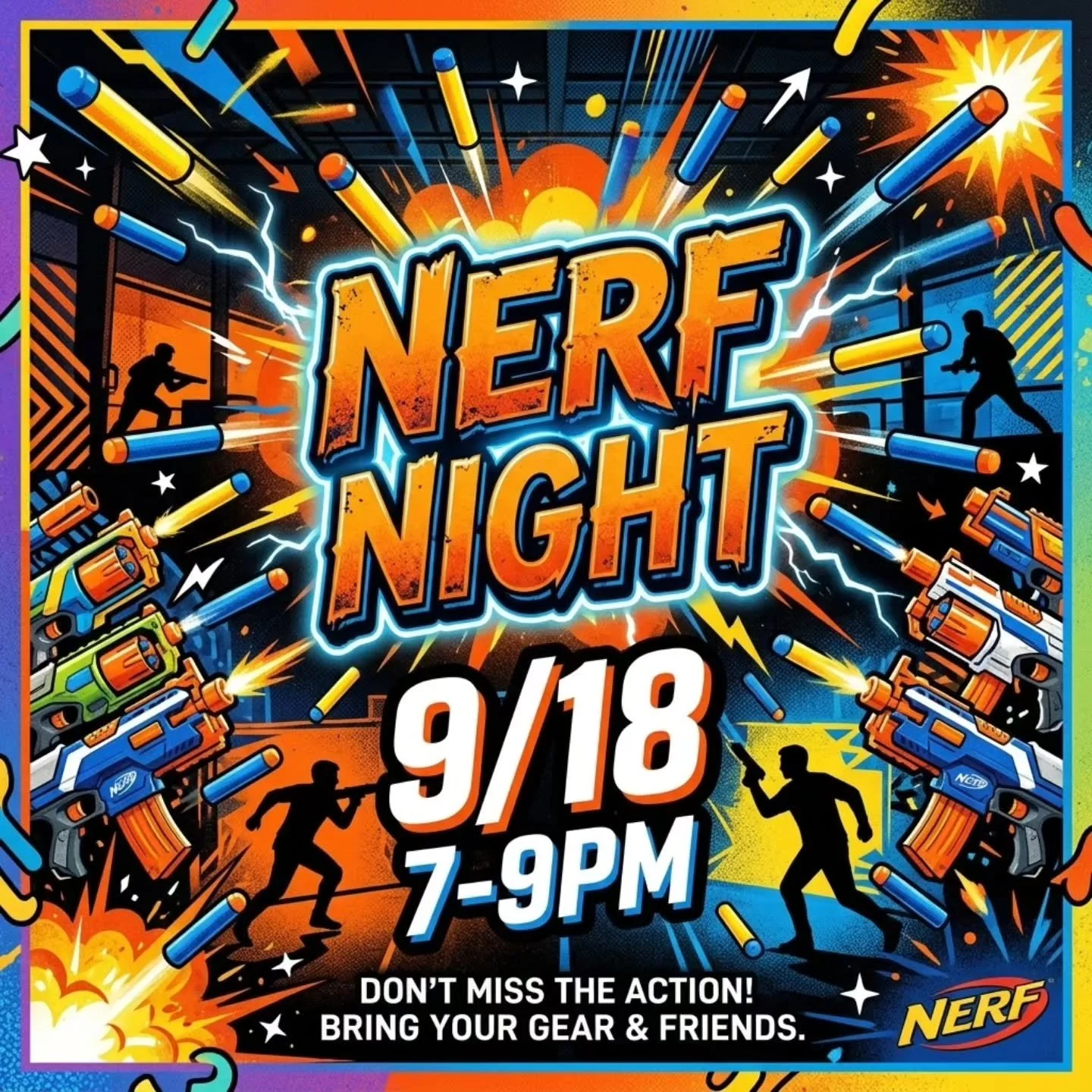 First UCC Youth Fall Friday Next Week: NERF NIGHT!
9/18, 7-9pm @ UCC

See you and your friends there!