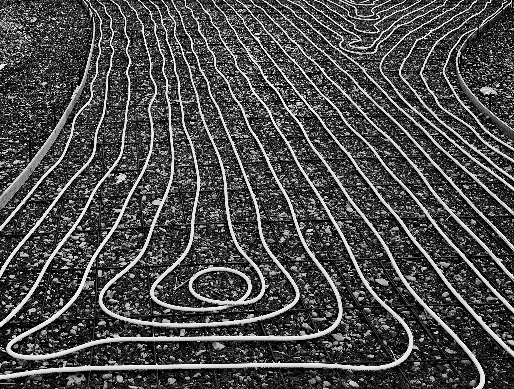 Heating Coils, Driveway, Mapleton, Utah, 1999.