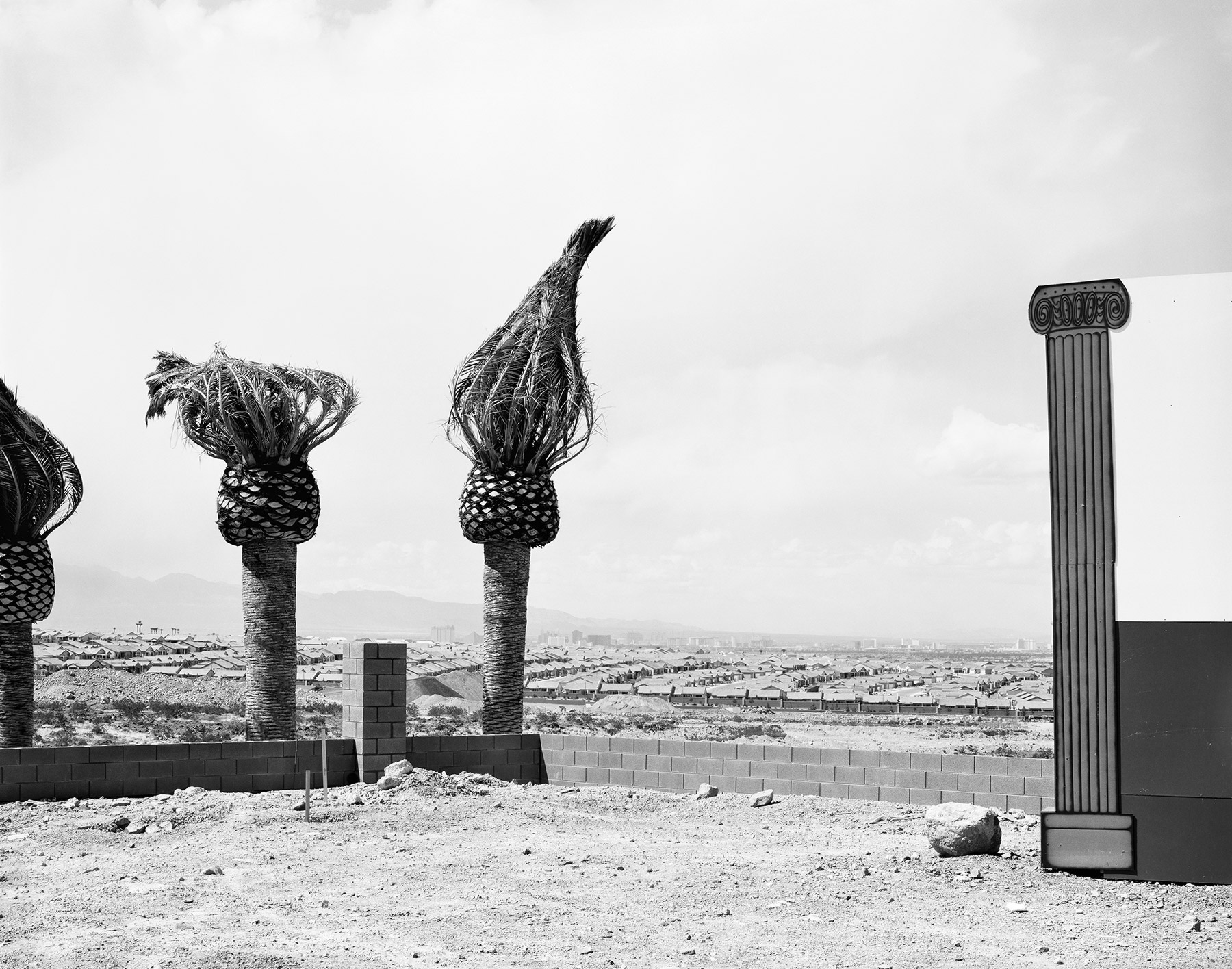 View from Model Home, Las Vegas, Nevada, 1999.