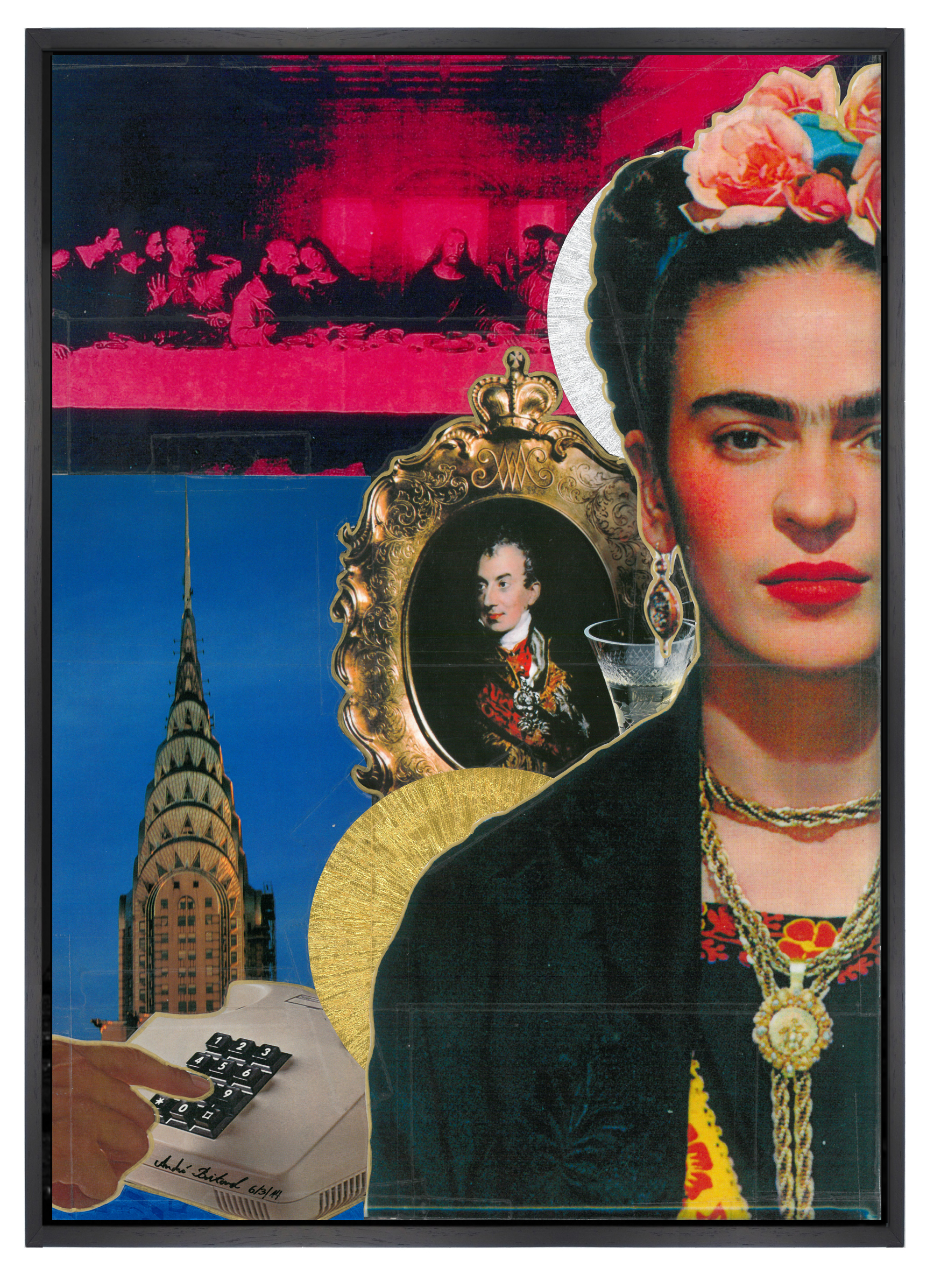  Andrè Boitard  Frida Kahlo 2014  Collage  Unique Piece  42cm x 30 cm 
