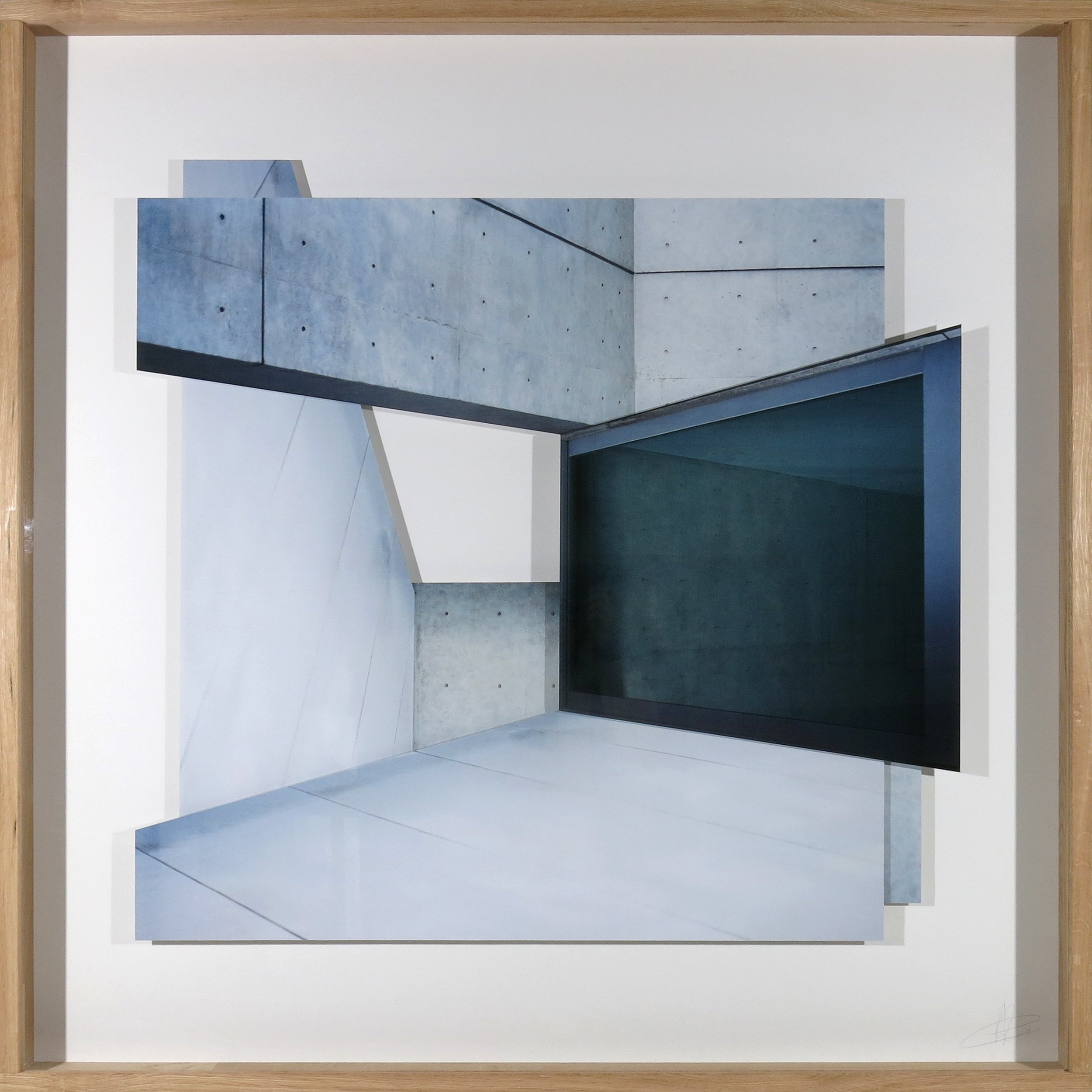  “Tadaoando”, Series Gravitación Visual, 150 x 150 cm, Analogic photography made with Hasselblad camera with medium format, with Portra 400 film, digitalized and printed on Hahnemühle Fine Art Photo Rag with pigmented inks 