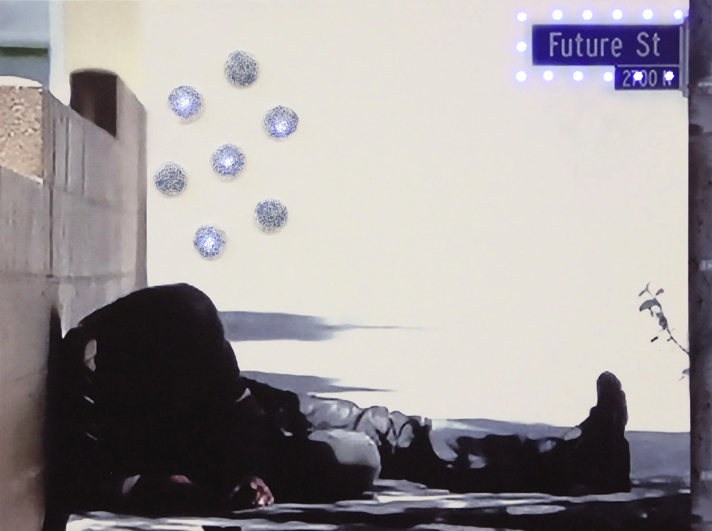 Future Street - 2025 - Multi/Media/Led - 70 x 70 x 6 cm