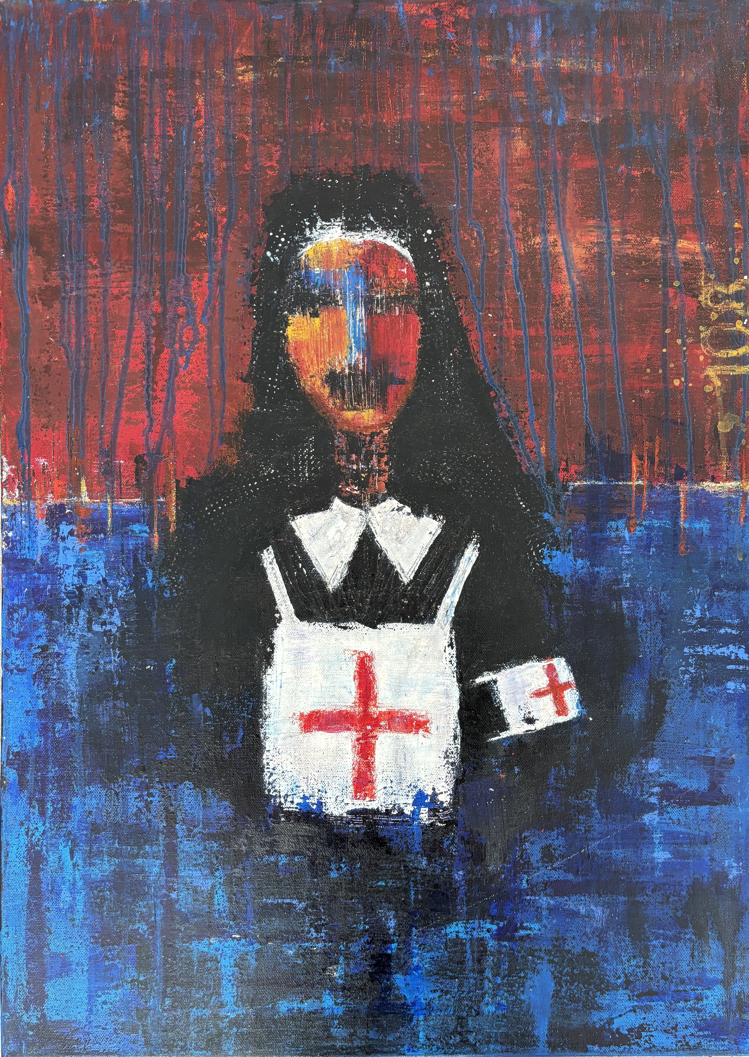 "Sister". 2020. Canvas, acrylic. 70×50.