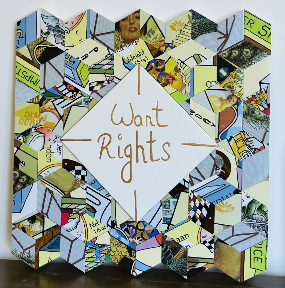 want rights 2024 wood skateboard and ceramic 45 x 47 cm