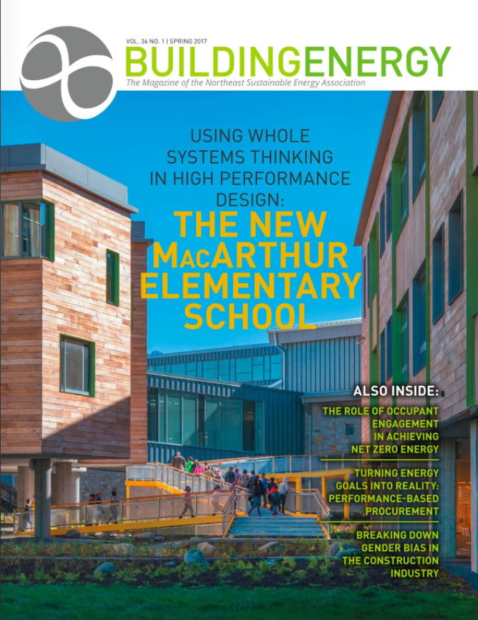 MacArthur Elementary Featured in NESEA BuildingEnergy Magazine