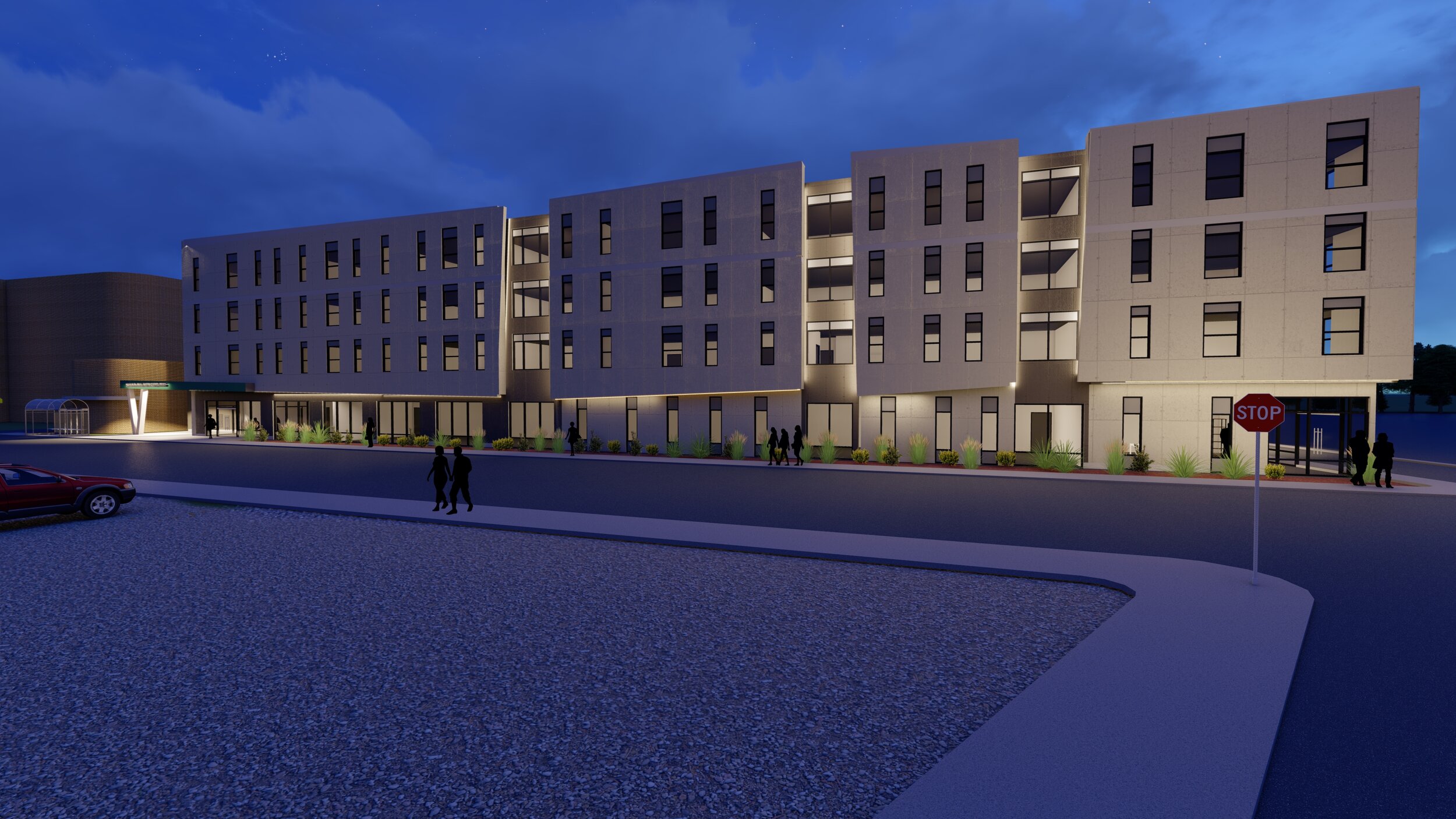 PRIVATELY DEVELOPED STUDENT HOUSING&lt;strong&gt;Creating a desirable student living community in a way that generates connection between living and learning..&lt;/strong&gt;