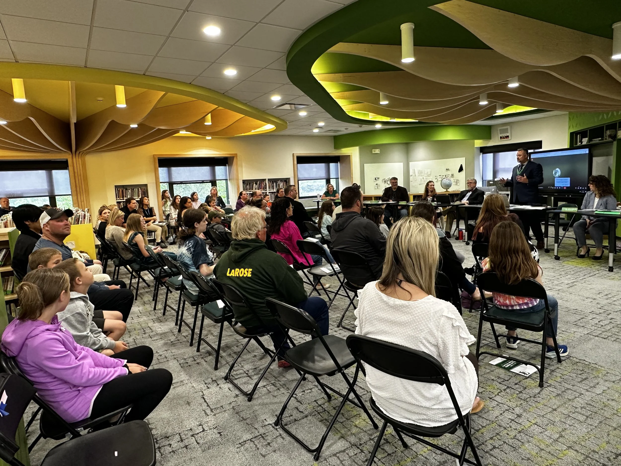 LaFayette CSD Celebrates the Completion of Grimshaw Elementary’s New Library-Media Center 