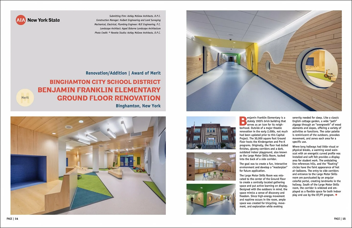 Benjamin Franklin Elementary (Binghamton CSD) Renovation Earns AIA New