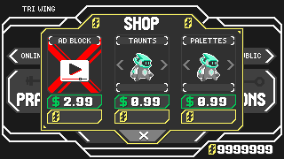 Snazzy shop page aka "The Cash Machine"
