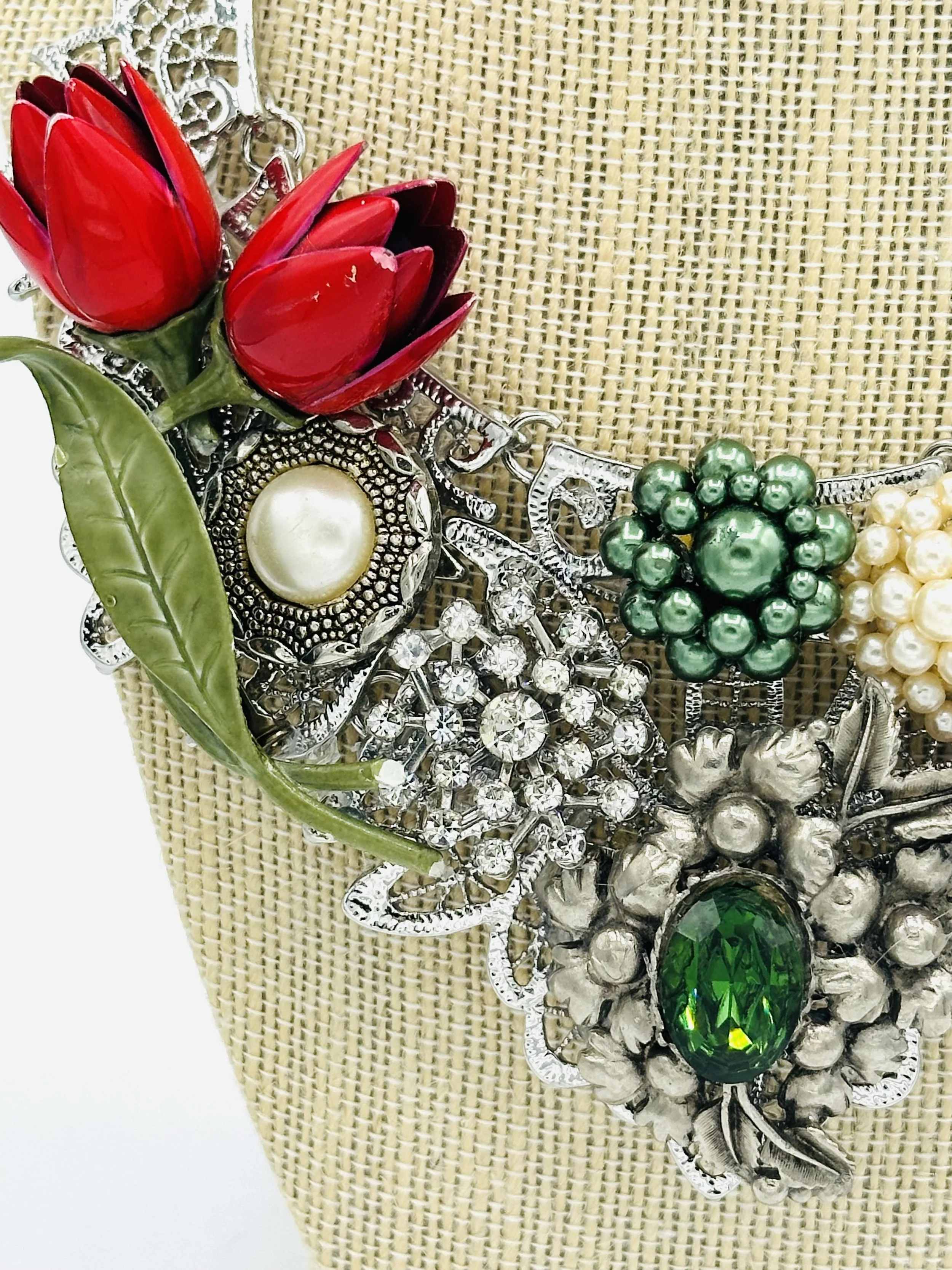 Holiday Sparkle Statement Necklace