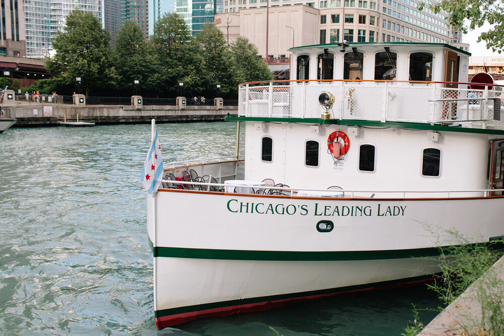 Chicago's Leading Lady Wedding Boat