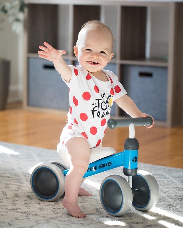 It&rsquo;s no secret that we love riding bikes as a way to connect with the outdoors, stay in shape and spend time together. So, it should come at no surprise that we're already prepping this dude to join us in our adventures this summer. While ridin