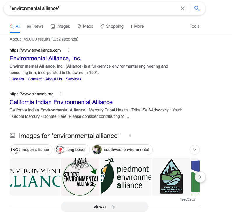 "Environmental Alliance"