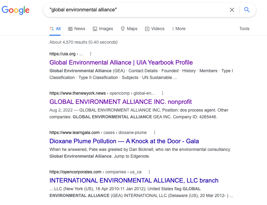 Global Environmental Alliance
