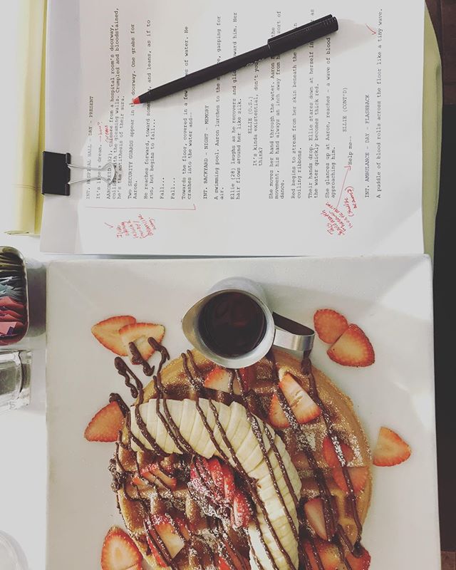 Revisions go well with waffles.