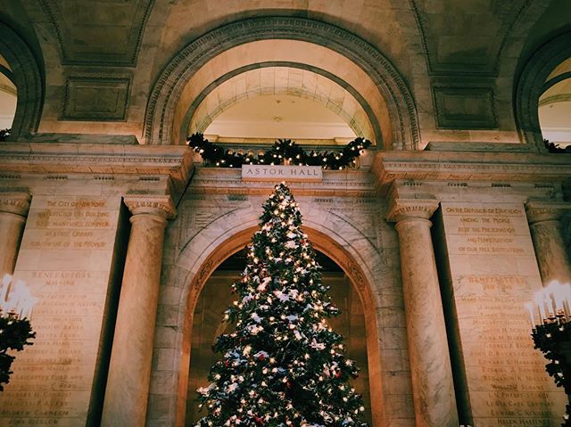 Merry Christmas from @nypl! Hope you're curling up under a tree with a lovely read!
