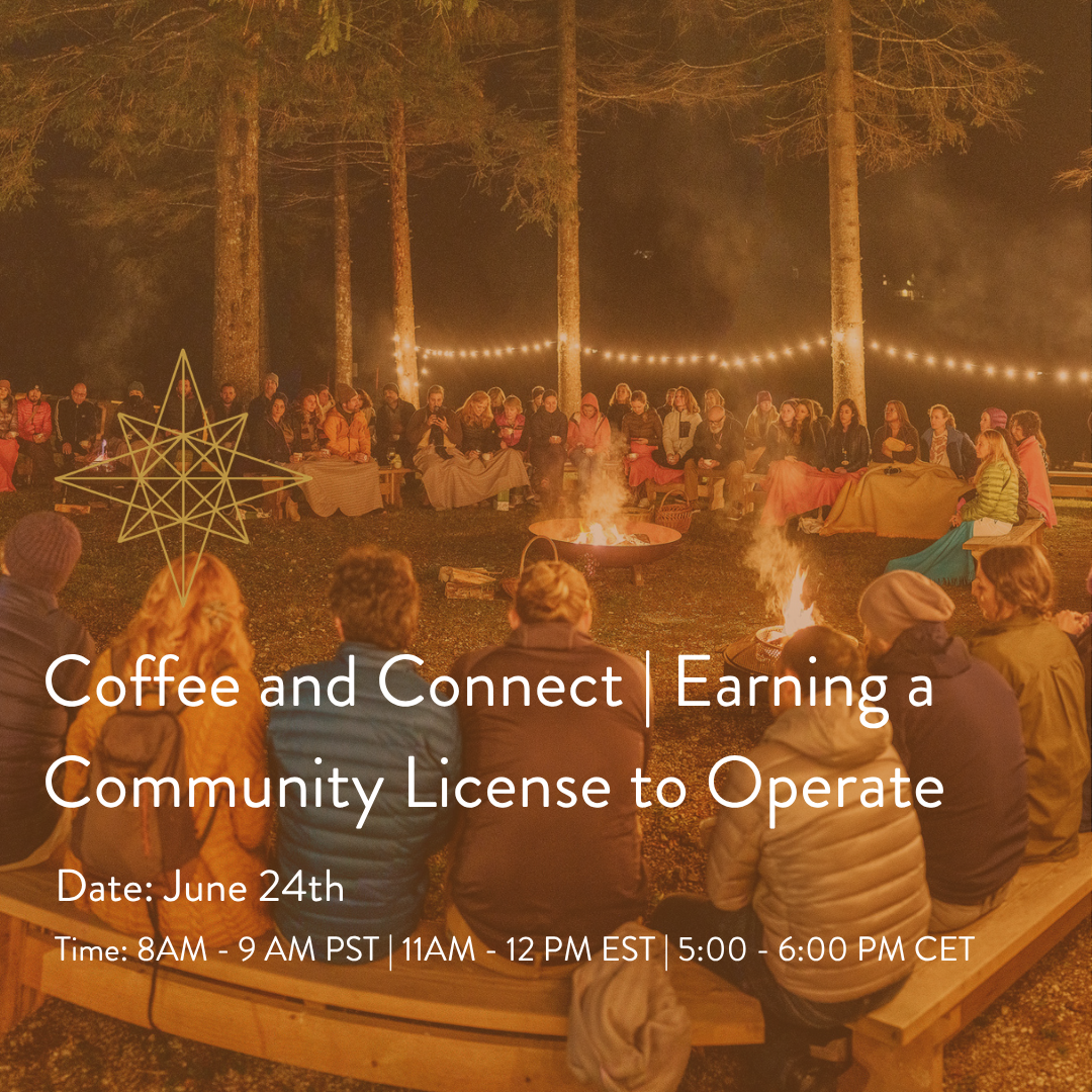 Coffee &amp; Connect: Earning a Community License to Operate 