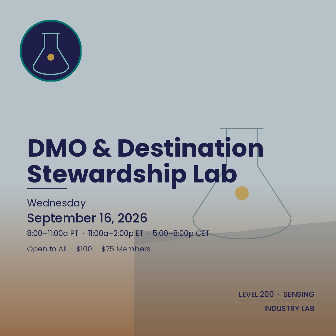 DMO &amp; Destination Stewardship Lab 