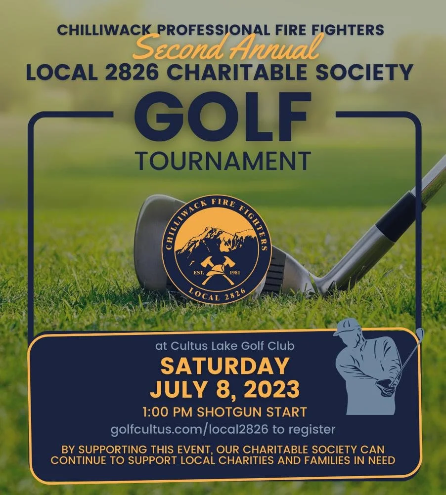 Chilliwack Professional Fire Fighters 2nd Annual Golf Tournament