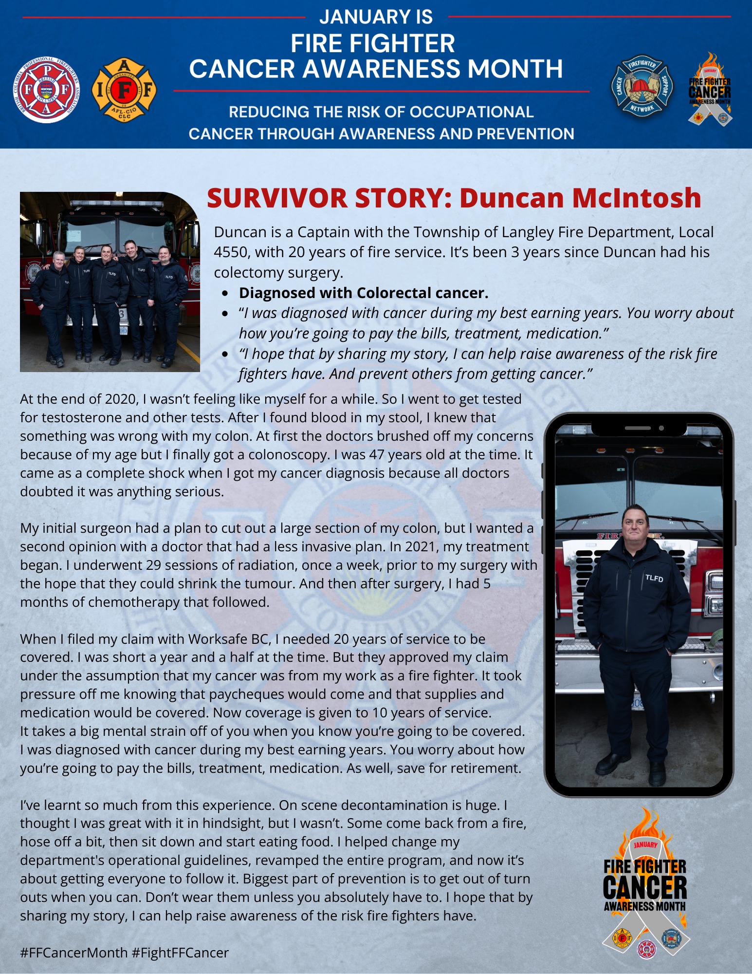 Cancer Awareness Month — BC Professional Fire Fighters