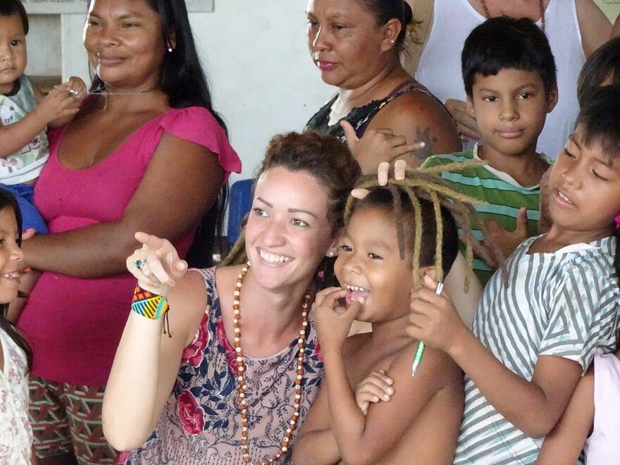 At the Tribal School near Manaus