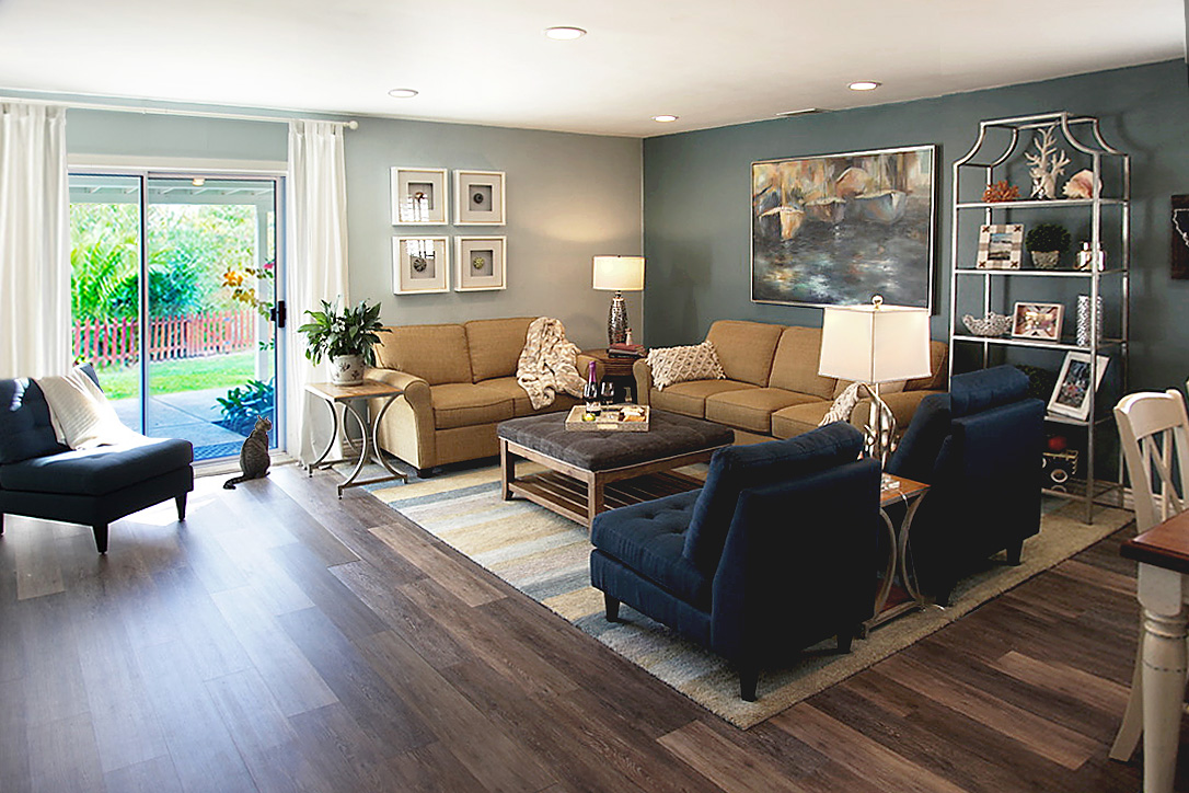 Goleta - Coastal Living Room Remodel