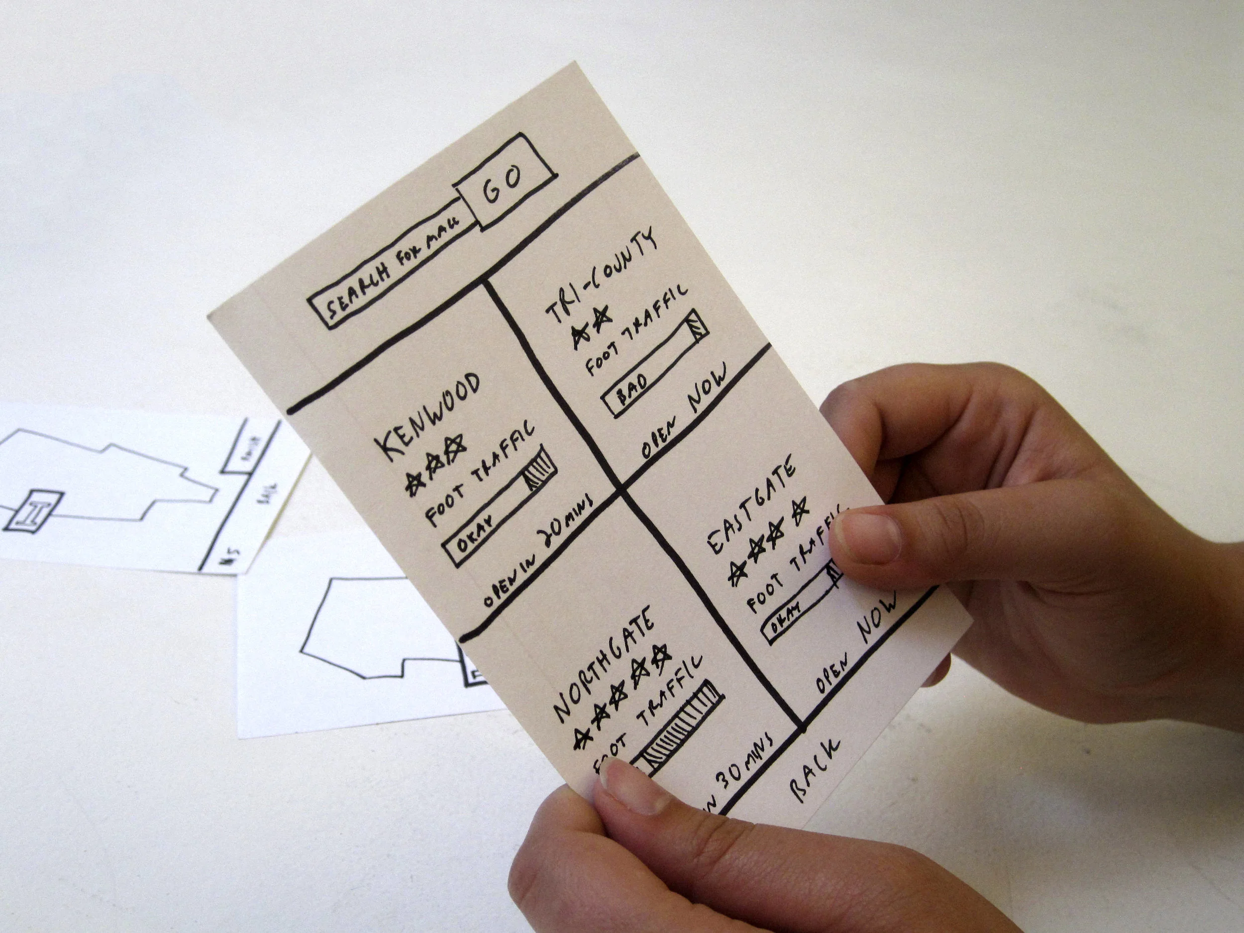 More paper prototype testing