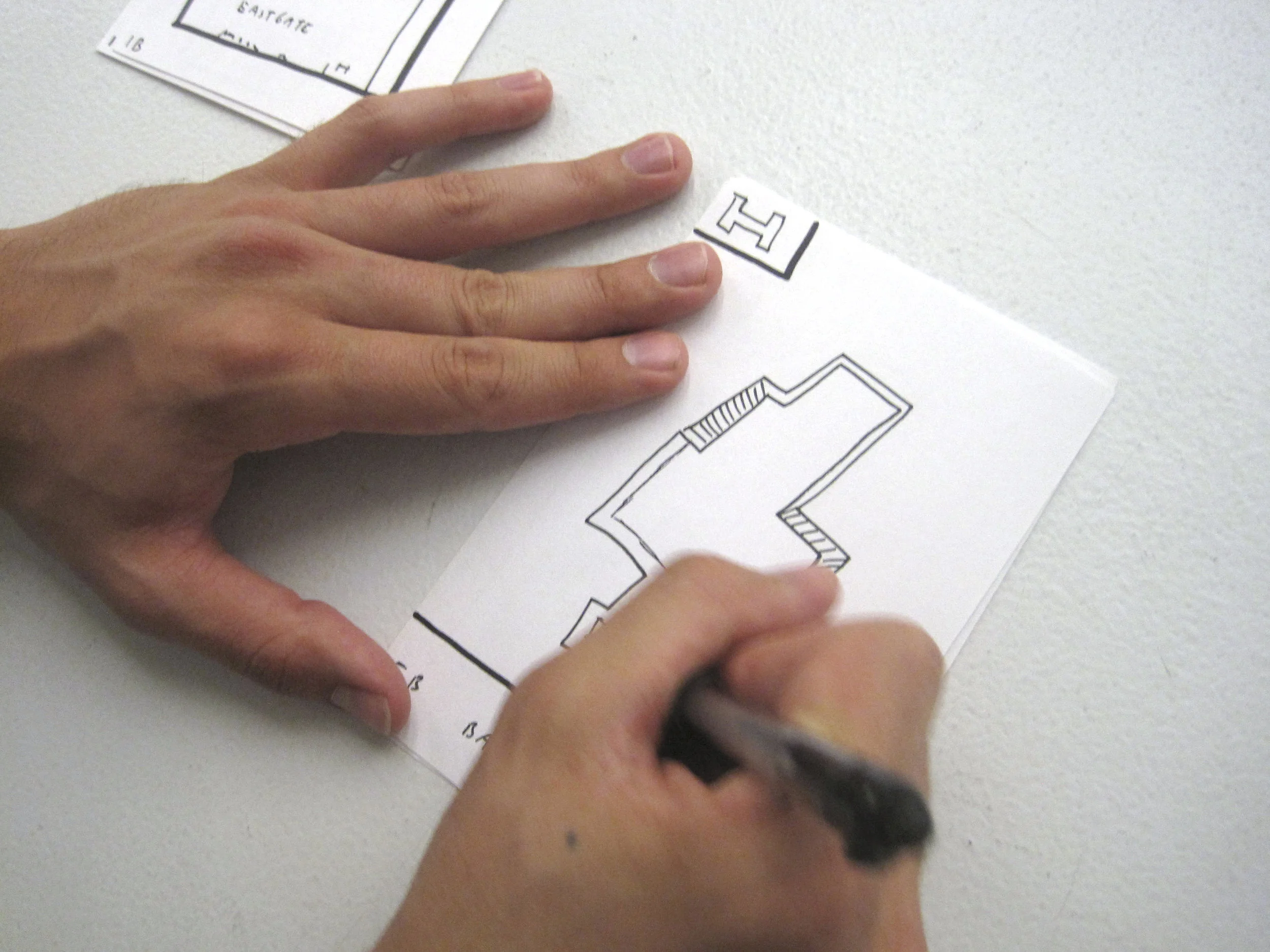 More paper prototype testing