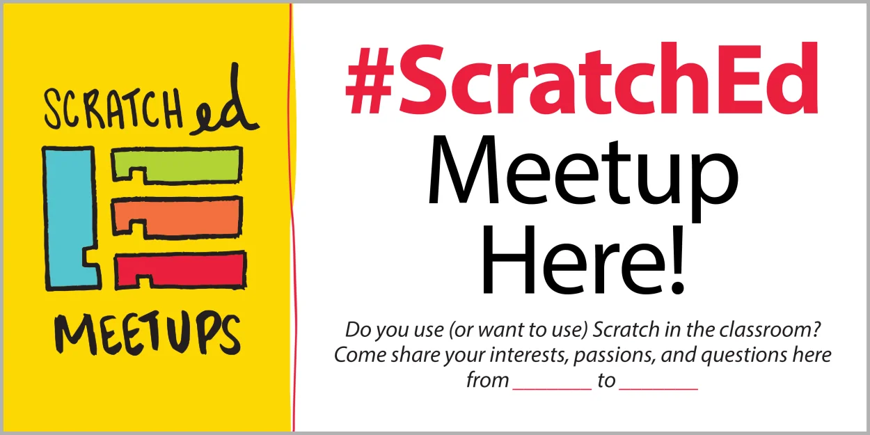 Sign for advertising meetups