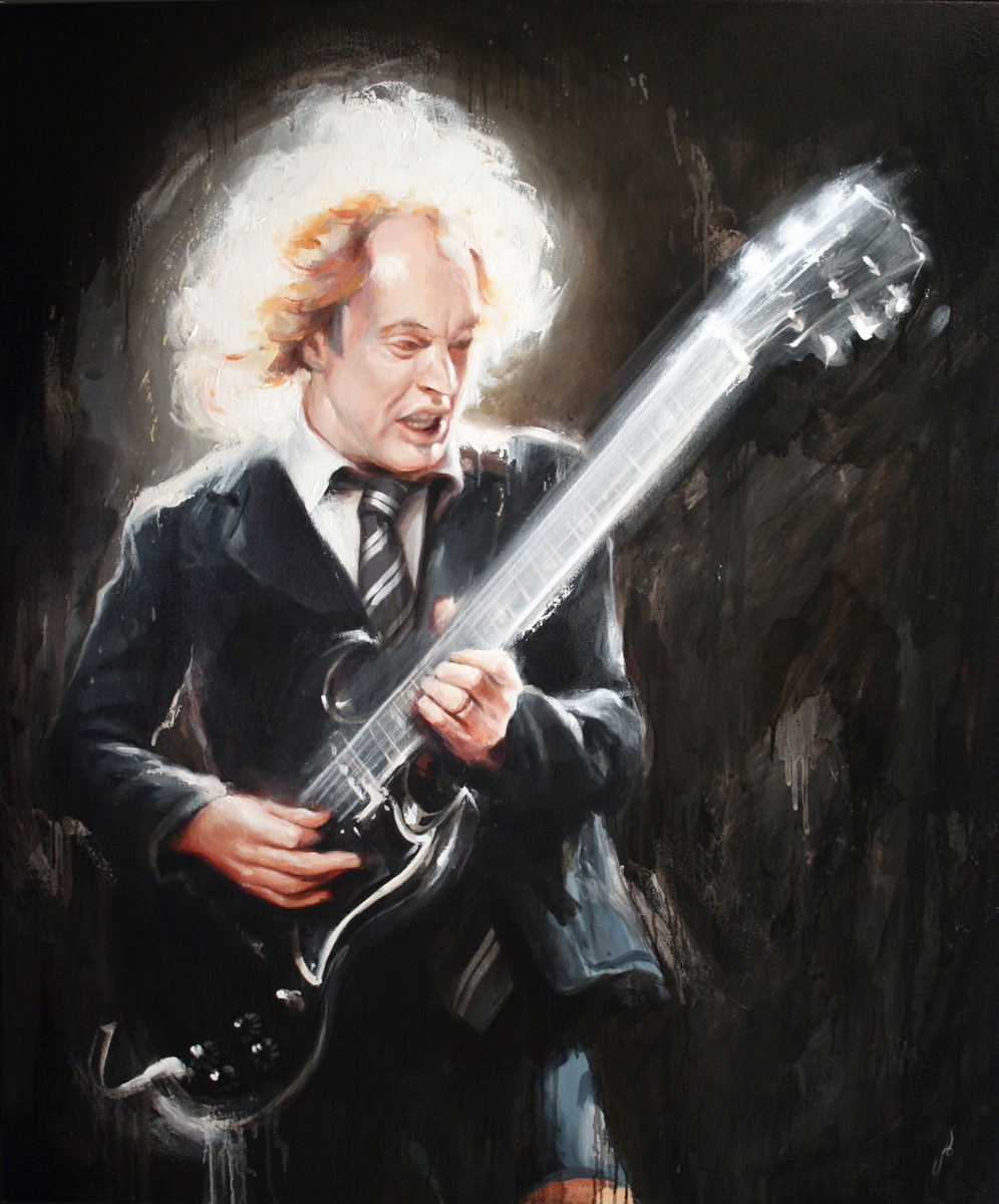 'AC/DC's Angus Young' for The Grammy Awards, 2009