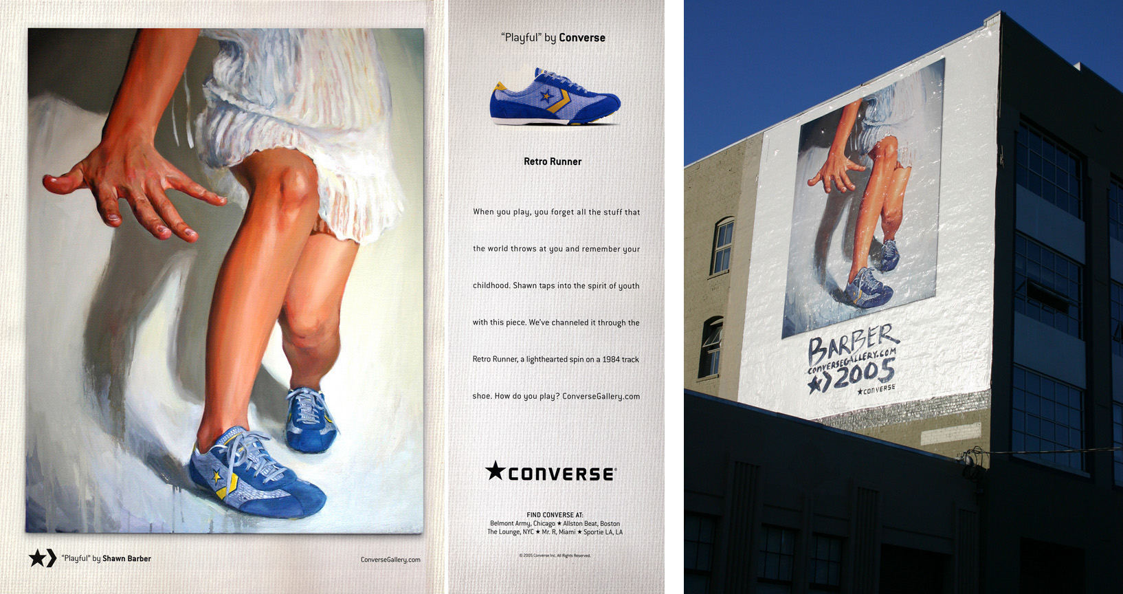 Artist Series, Ad campaign for Converse / Billboard in downtown, San Francisco, 2005