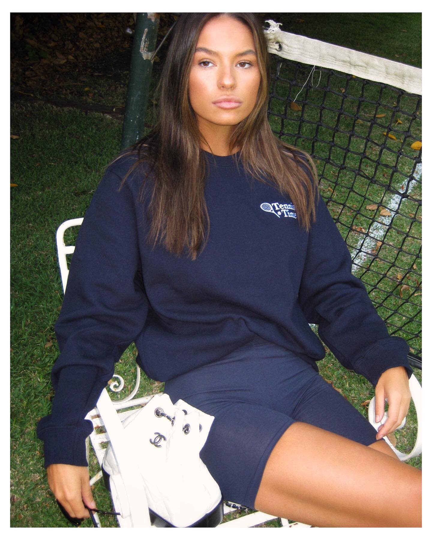 Final few...
The Navy embroidered crew 🎾
#tennistime as seen on @demibrereton