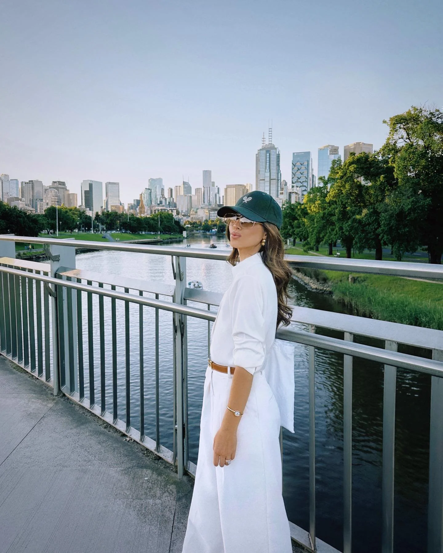 @jasminhowell spotted in #tennistime on the eve of the @australianopen in #melbourne 🎾