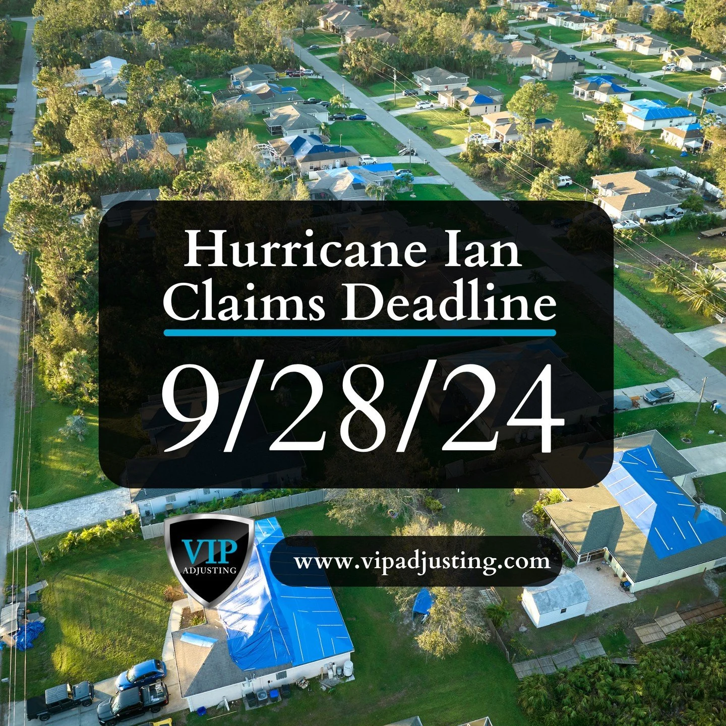 ⏰ Hurricane Ian Claim Deadline Approaching! ⏰

If you were impacted by Hurricane Ian, don't miss the deadline to file your property insurance claim! You have until September 28, 2024 to submit your claim and avoid having it dismissed. 🌪️

This could