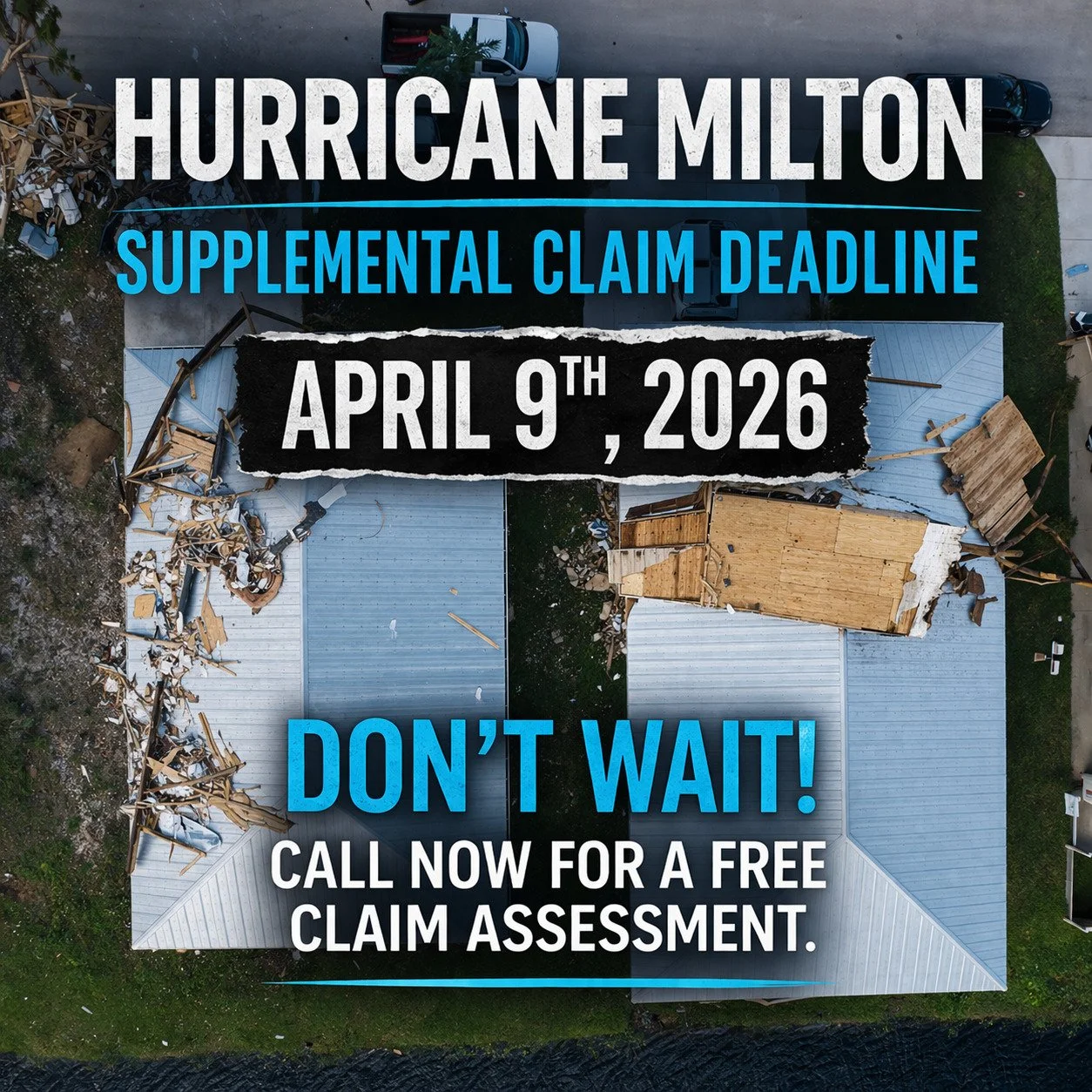 Hurricane Milton didn&rsquo;t just bring wind and rain, it also produced multiple tornadoes across Florida that caused severe, localized damage.

Many homeowners have already settled their claims, but that does not always mean everything was accounte