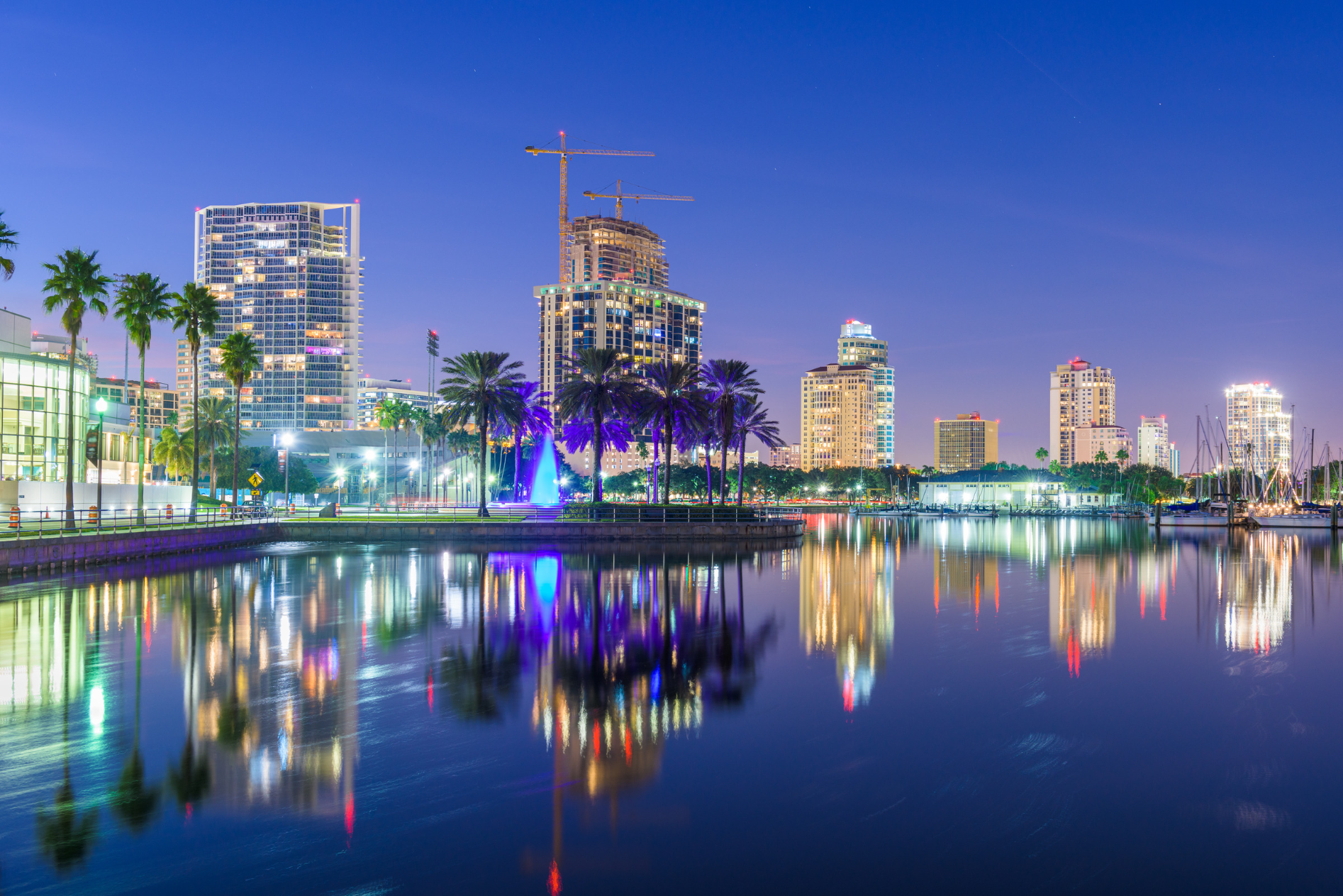 St. Petersburg waterfront skyline serving Tampa Bay property owners