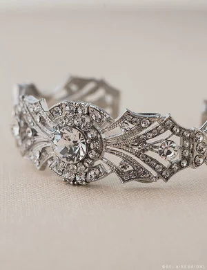 This statement bracelet is beautiful on its own