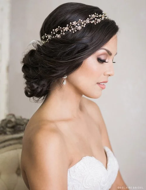 Bridal boutique headpiece Buy AMORETTE Bridal Headpiece, Headpiece with Crystals  main image 4