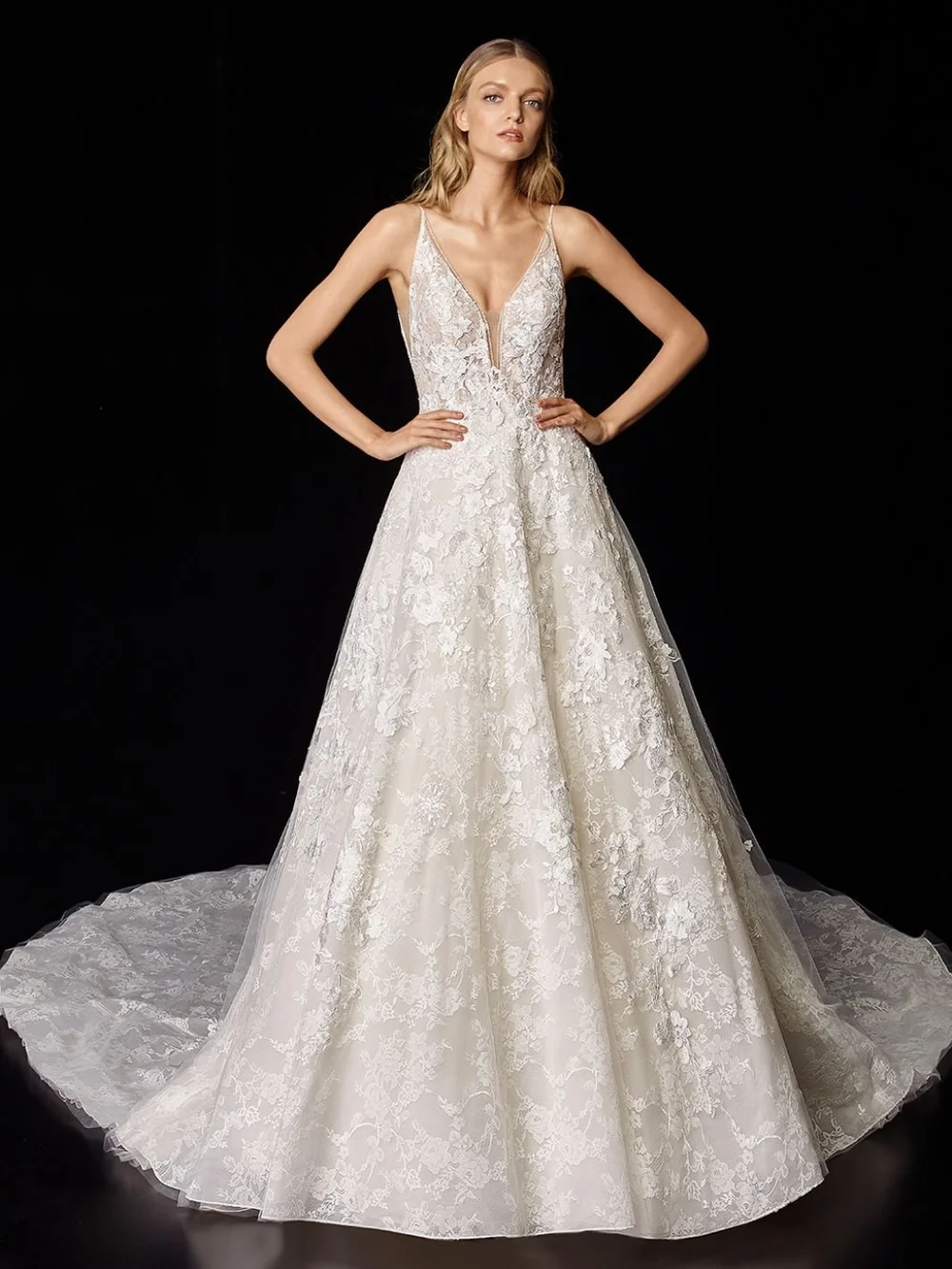 see through lace prom dress Long Sequin Prom Dress with Sheer Corset
