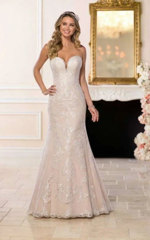 tight fitting wedding dresses Lumi this gown flatters your silhouette while adding a touch of romance Tight Wedding Dress | Tight