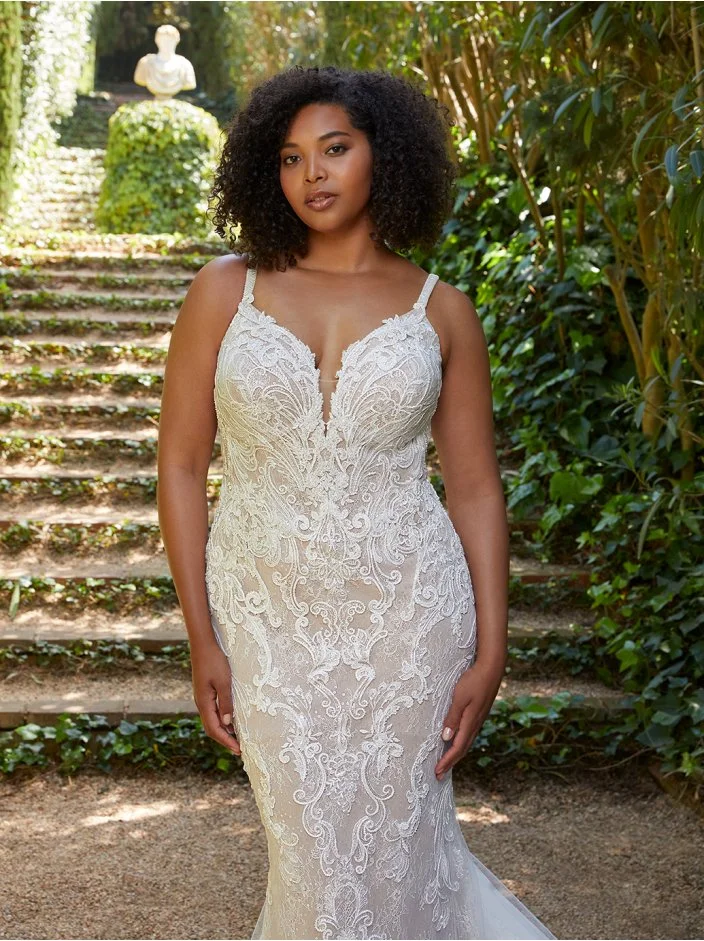 wedding dresses - wedding dresses in san diego - curvy bride wedding dress - plus size wedding dress  The Bustle Bridal Boutique