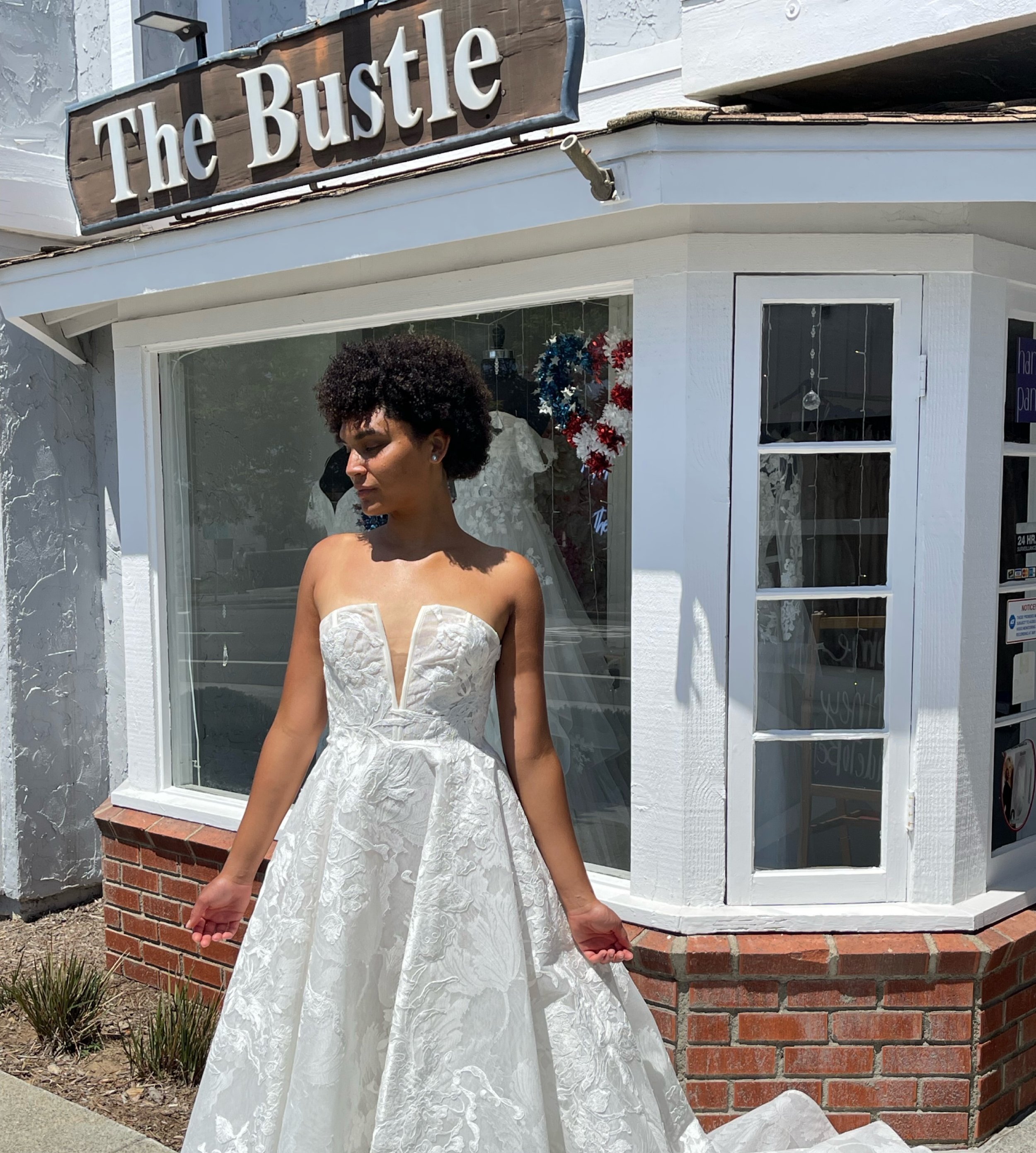 bustle dress