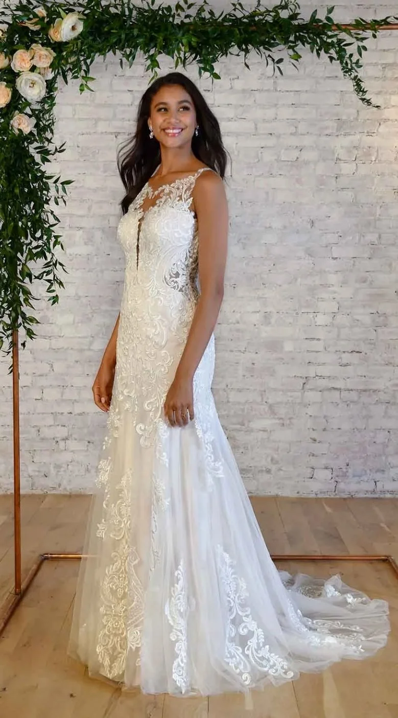 form fitting wedding dress IMARA DRESS main image 1