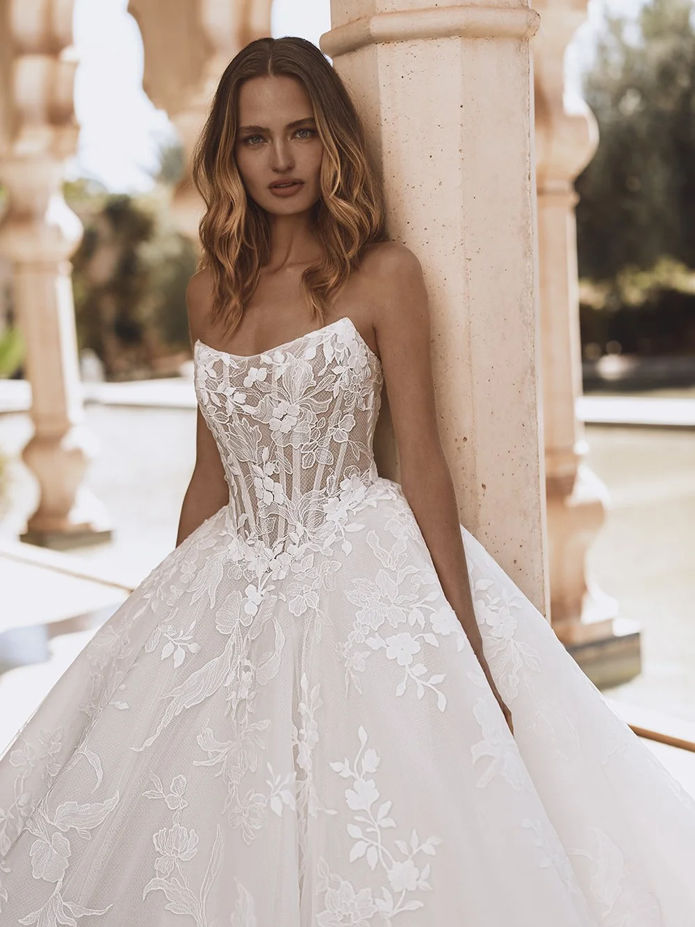 enzoani wedding dress - wedding dress - san diego wedding dress - The Bustle - enzoani vogue  The Bustle Bridal Boutique