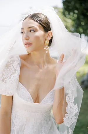 best veils for lace dresses Wedding Veil Bridal Veil 280cm Ivory Tulle Ophelia Veil by Grace Loves Lace