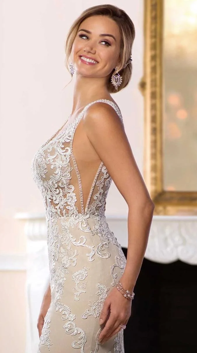 nude color wedding dress.jfif