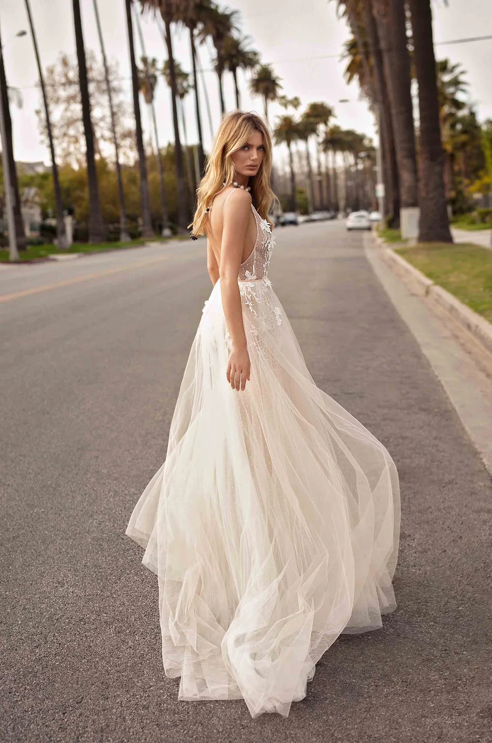 green emerald velvet dress Wedding dress Berta